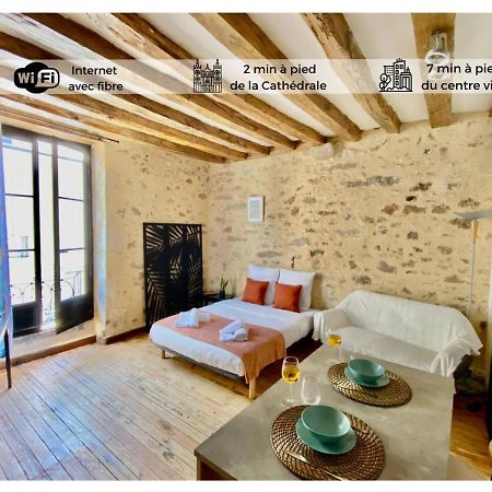 Le Cosy-Chic, 2 Min A Pied Cathedrale , Jacobins Leilighet Le Mans Eksteriør bilde
